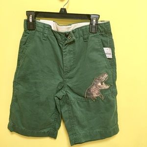 🌵5/25🌵Gap boys green adjustable waist shorts NWT